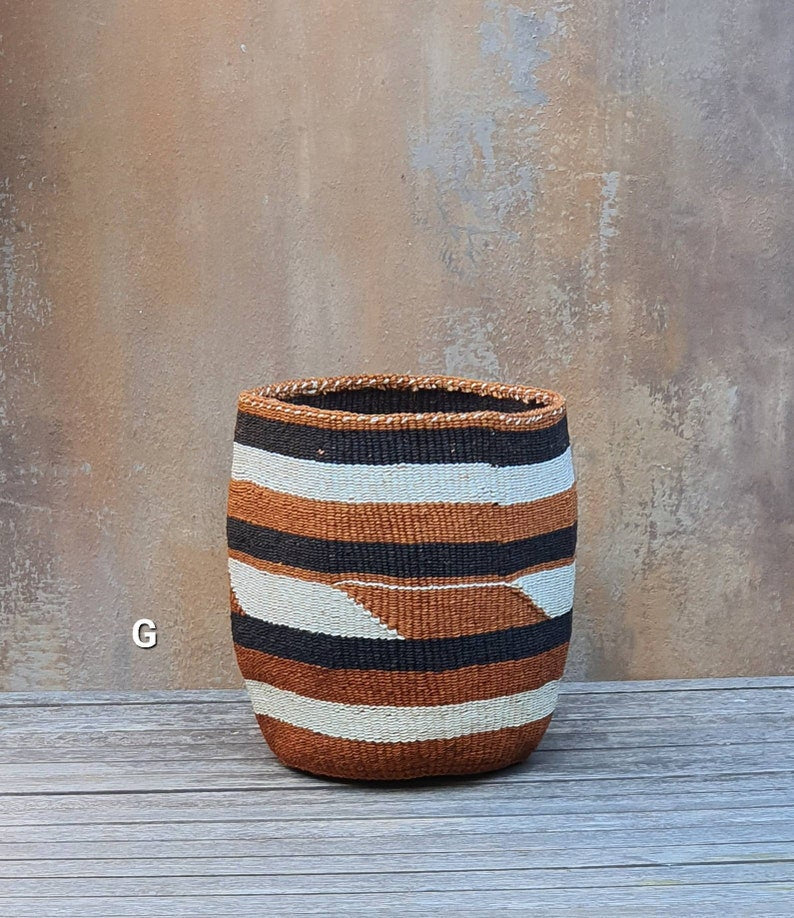 African Sisal planter Basket / Storange Basket