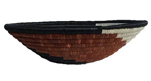Traditional African Coiled Raffia Basket