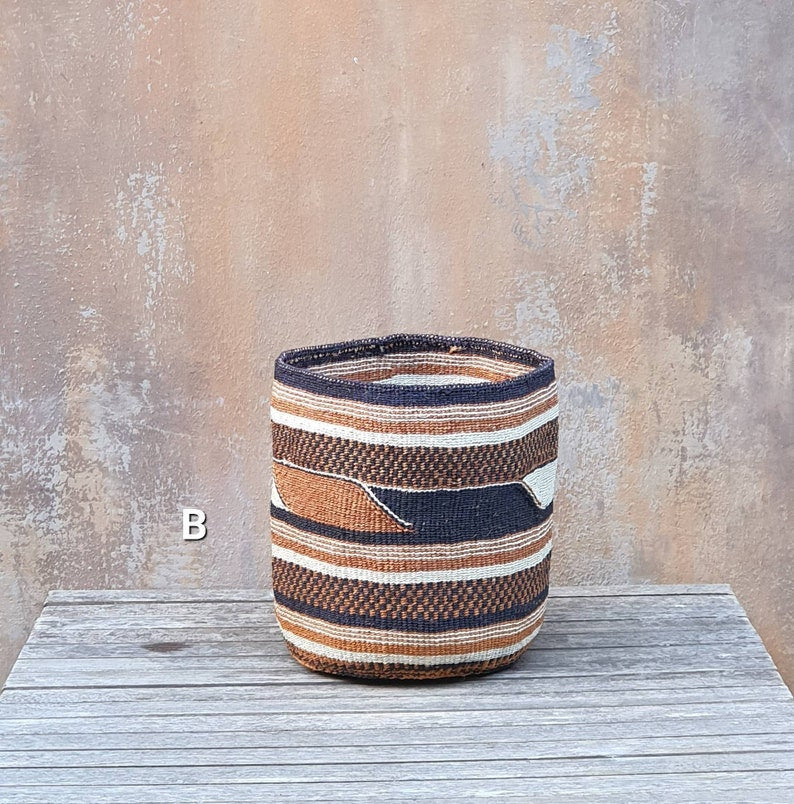 African Sisal planter Basket / Storange Basket