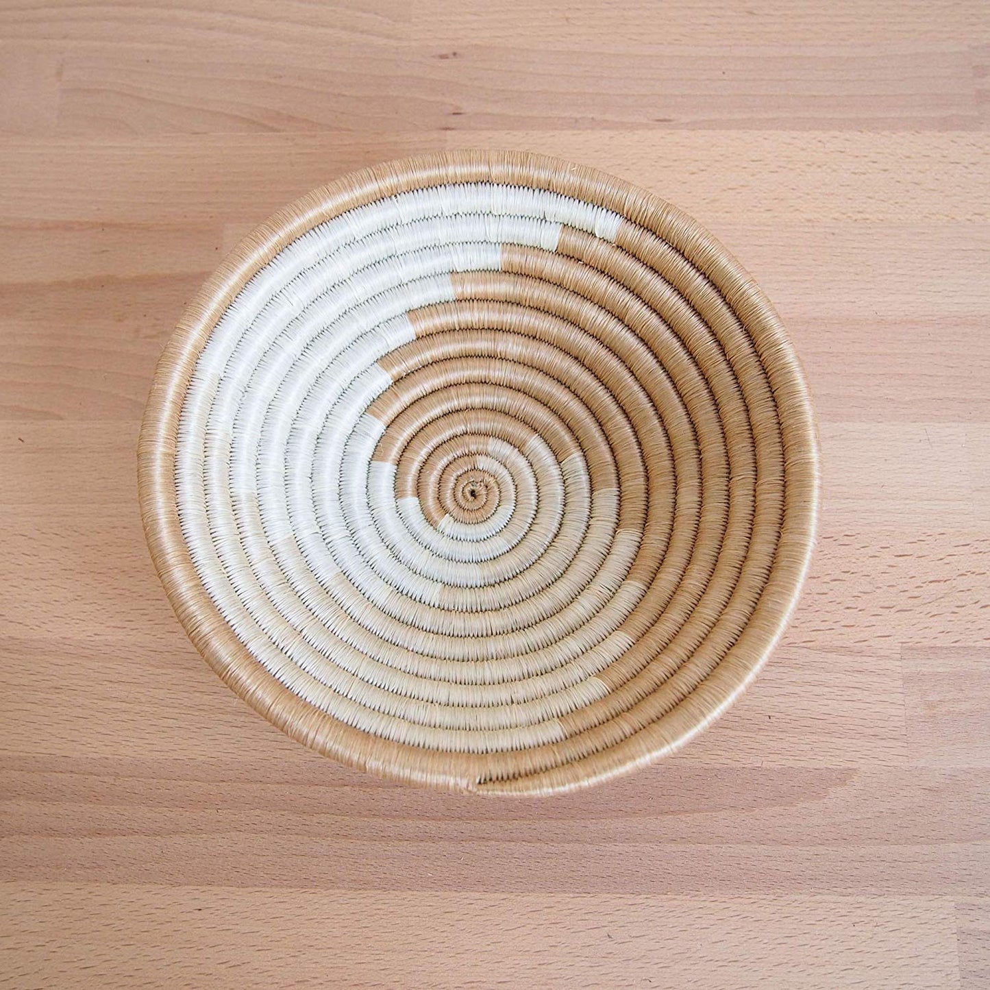 African Raffia/ Sisal Woven Basket