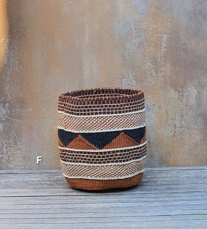 African Sisal planter Basket / Storange Basket