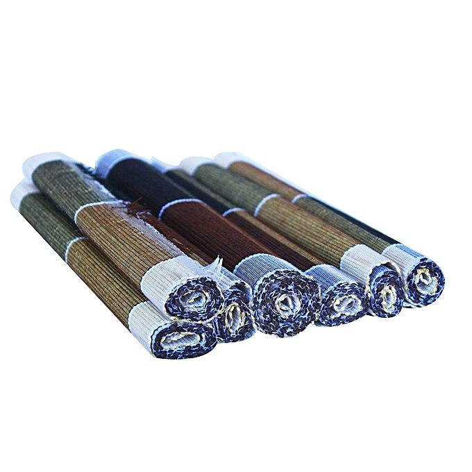 African crafted Raffia Table Mats and table runner