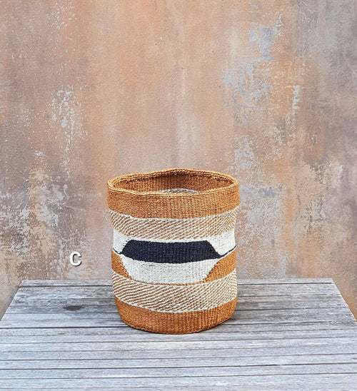 African Sisal planter Basket / Storange Basket