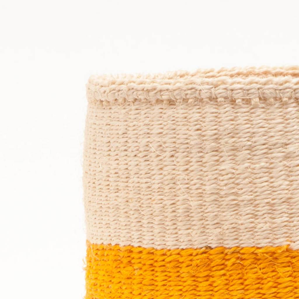 Set of African Sisal Handwoven Storage Baskets