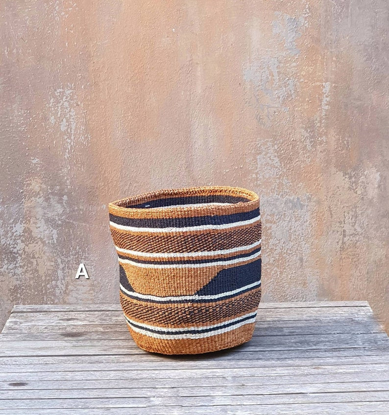 African Sisal planter Basket / Storange Basket