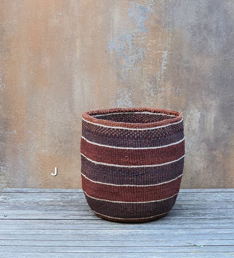 African Sisal planter Basket / Storange Basket
