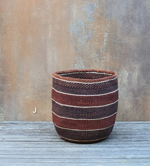 African Sisal planter Basket / Storange Basket
