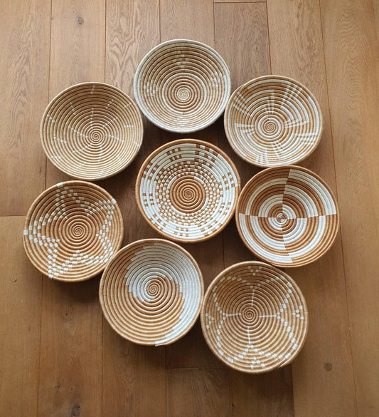 African Handwoven Wall Basket
